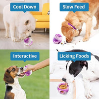 Dog Toy, Frozen Treat Toys, Treat Dispensing Chew Toy for Small Medium Large Dogs, Long-Lasting Interactive to Keep Pup Distracted & Reduces Anxiety, Freezable Fillable Dog Puzzle Toys - Green
