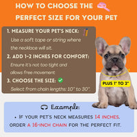 Initial Letter Cuban Chain Dog Chain Pet Chain Pet, Cat - S / 12" - image 4
