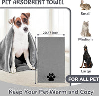 Dog Grooming Kit for Shedding, Bath Gloves - 8 PACK / Gray - image 4