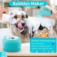 3-in-1 Dog Grooming Brush - Blue Blue Blue - image 2