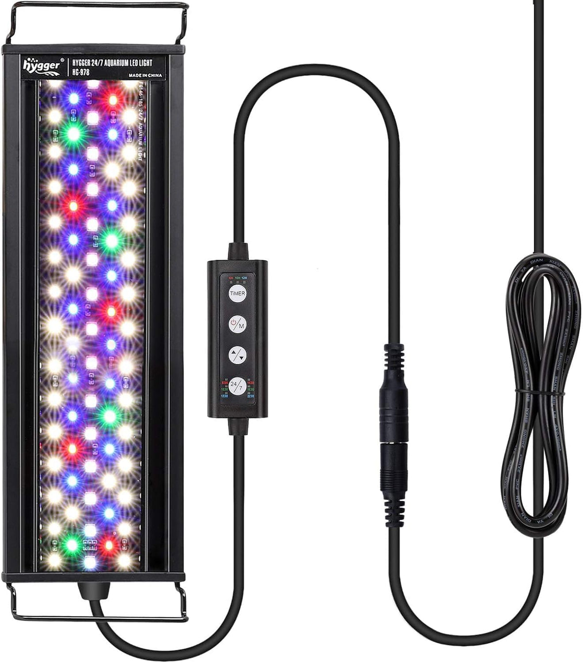 hygger 18W 24/7 Lighting Aquarium LED Light - 36W for 36~42inch Tank