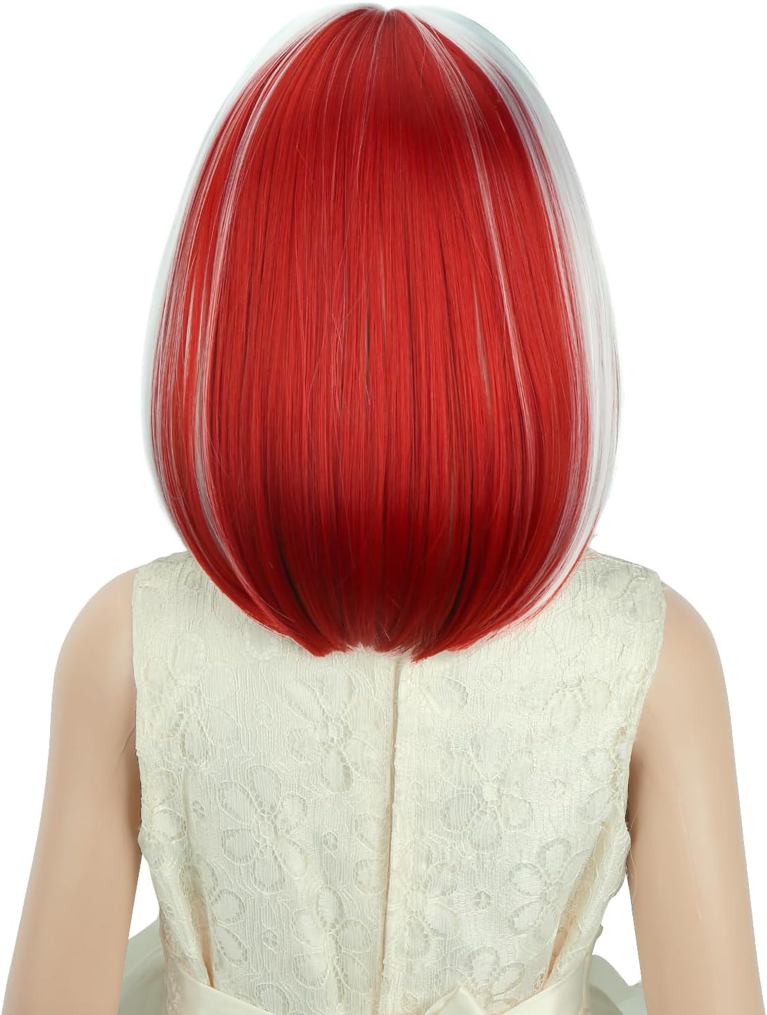 PATTNIUM kids dark blue short bob wig, synthetic with adjustable cap - view 37