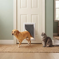 AMZOO Large Replacement Dog Door Flap PetSafe 16 7/8” x 10 1/8” - Matte Gray / Extra Large / 2 - image 2