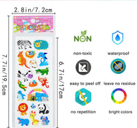 24 Sheets 3D Puffy Stickers for Toddlers Kids Boys Girls – Fun for Kids & Family - Cartoon Animal - image 3
