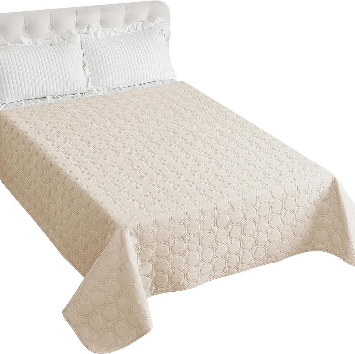 ZNSAYOTX Ultimate Cozy Blankets 100% Waterproof Sofa Mat Blanket - Beige / 82x102 Inch