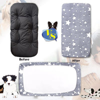 Dog Bed Covers Replacement Washable Elastic Edged 36" x 27" x 6" – Essentials for Dogs - Gray / 52.0"L x 28.0"W x 5.0"Th - image 2