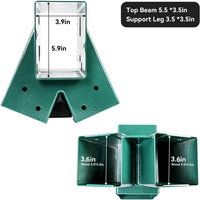 ABUSA heavy duty A-frame swing set brackets with 4 swing hangers and bolts - view 24