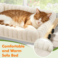 XiaZ Cat Perch for Window Cats Hammock Indoor Bed for Window - White / Small 18 * 16 * 9.4in - image 2