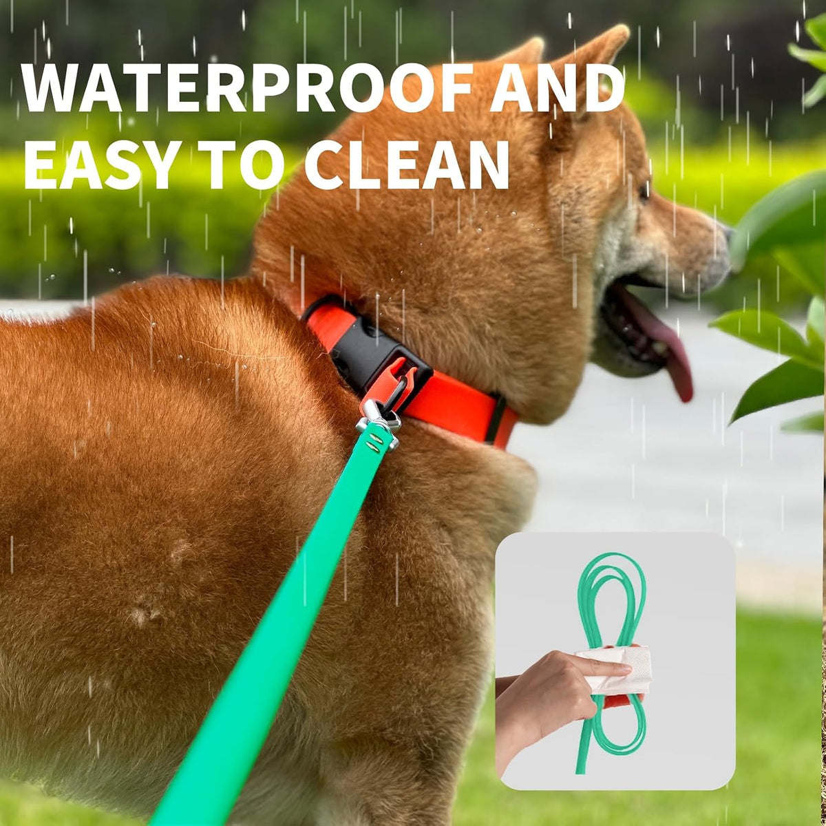 Dog Training Long Leash Waterproof Long Line Heavy Duty Outdoor - 15FT / Dark Green - image 2