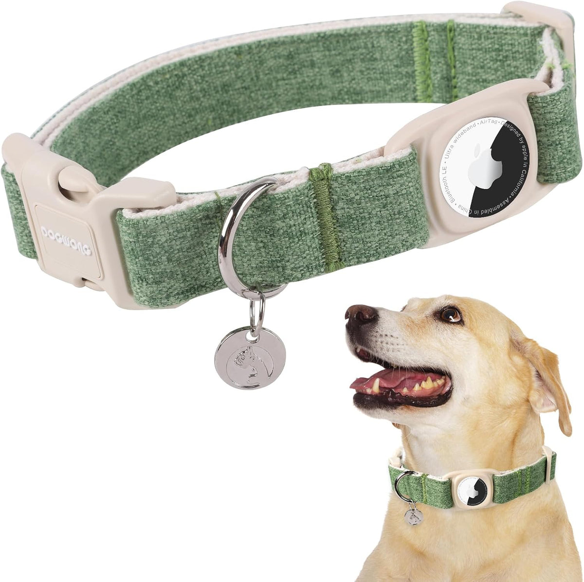 Red White Polka Dot Dog Collar for Small Dogs S – Essentials for Dogs - New Green / Large