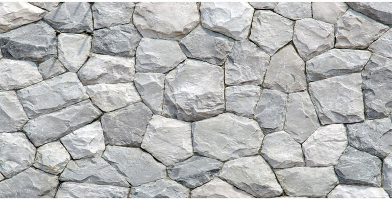 30x18 in White Stone Aquarium Backdrop Rocky Fish Tank Background - 72x24in/180x60cm