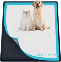 Pee Pad Tray Holder for Dogs - Dark Gray / 34"L x 28"W