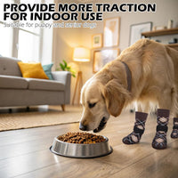 EXPAWLORER Dog Socks to Prevent Licking Paws - Small / Brown - image 3