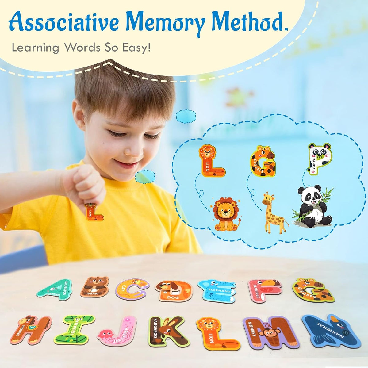 Magnetic Letters for Toddlers 1-3 - Uppercase Letter - image 2