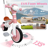 Tricycle for Kids 1-3 Year Olds - Pink - image 3