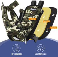 Pawaboo Pet Front Carrier Backpack for Small Medium Dogs – Essentials for Dogs - Deep Camouflage Black / Small (Pack of 1) - image 3