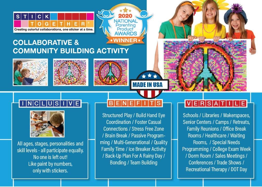 StickTogether Starry Night mosaic sticker poster kit, 40 x 36 inch - view 27