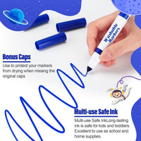 Janlaugh washable markers bulk pack of 24 broad line markers with conical tips - view 17