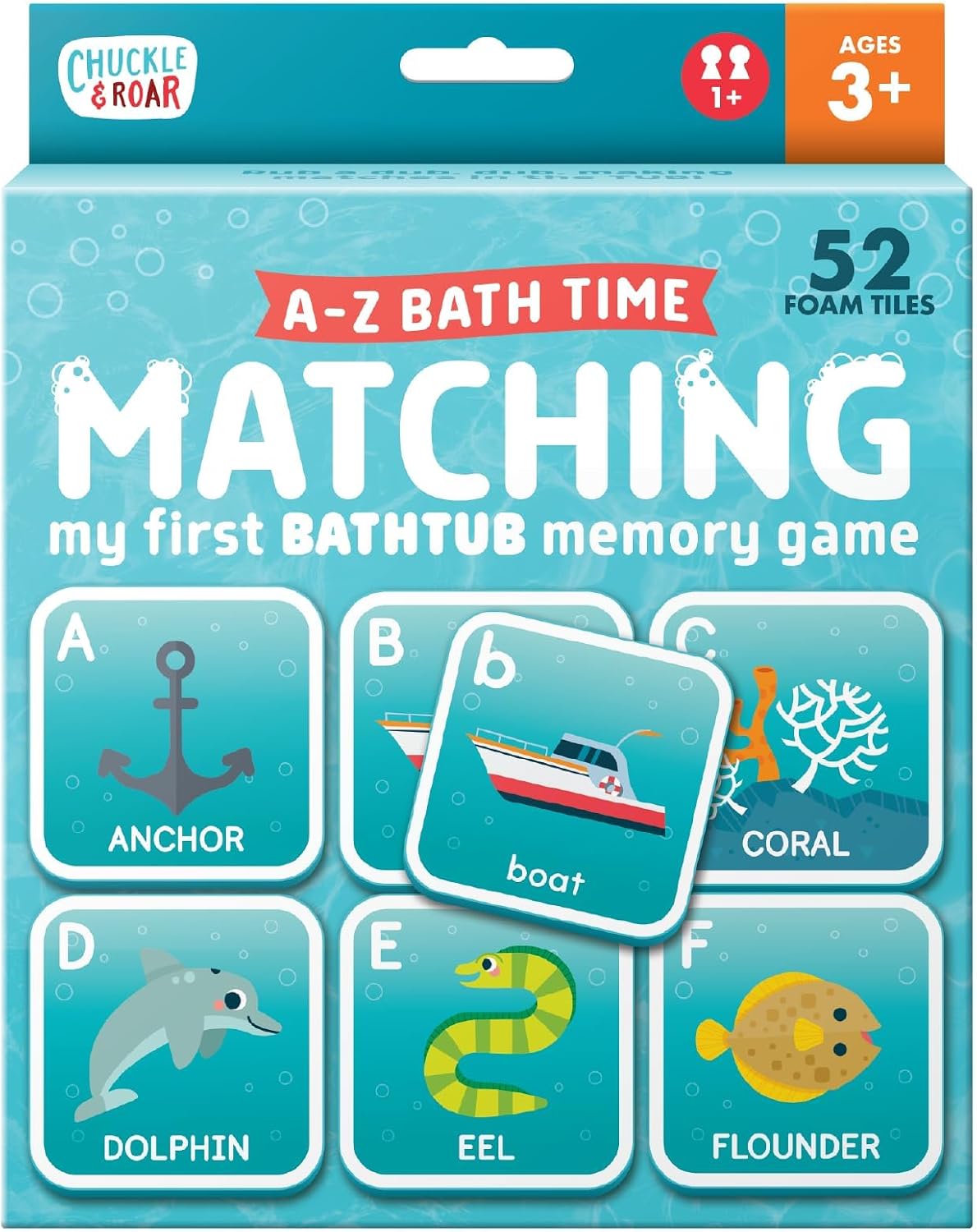 Chuckle & Roar Alphabet Matching Memory Game, Toddler Games