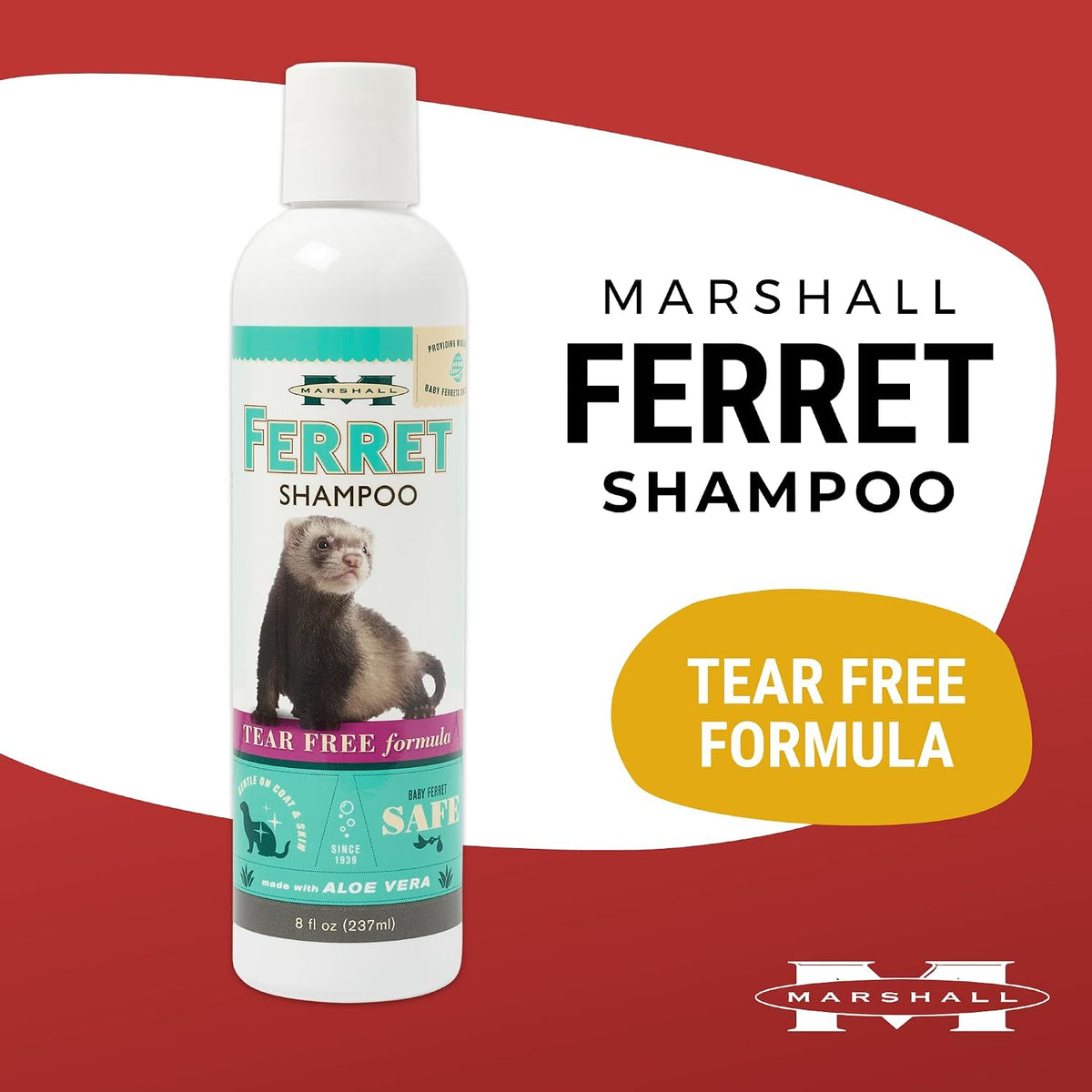 Marshall ferret shampoo with no-tears formula, 8 fl oz bottle - view 2