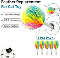 Telescopic Feather Decor Parts - Yellow, Pink, Blue - image 4
