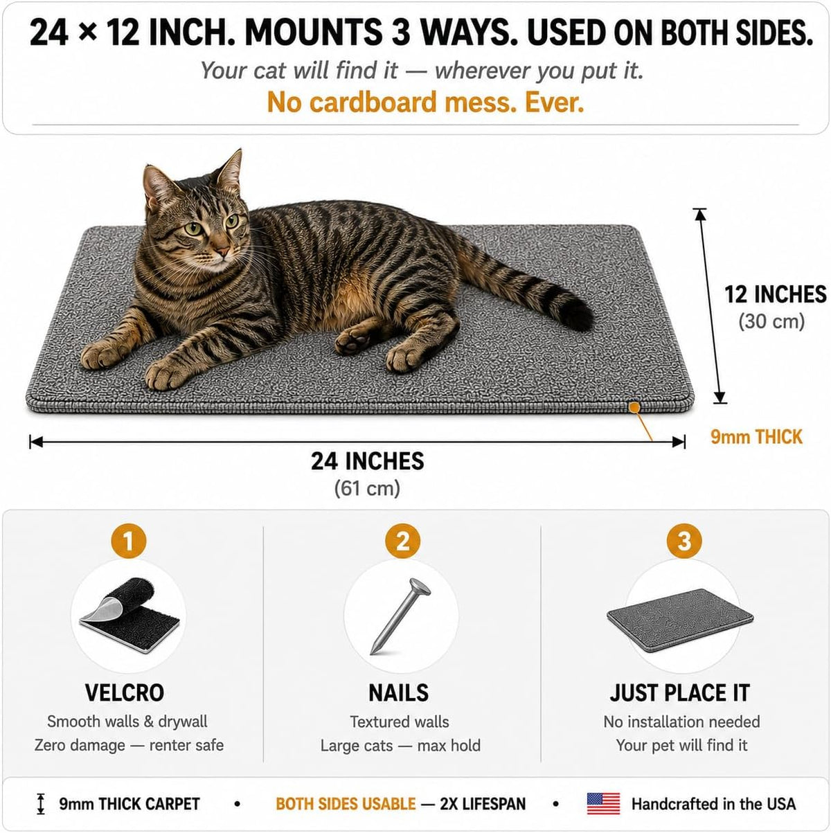 Wall Cat Scratcher & Corner Cat Scratcher - image 4