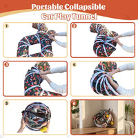Cat Tunnel for Indoor Entertainment - Octopus-shaped - image 3