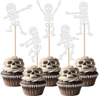 Rsstarxi 24 Have a Killer Birthday glitter horror cupcake toppers - view 6