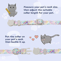 Cat Cone Collar Soft, Adjustable Protective Cats Neck Recovery Cones After Surgery