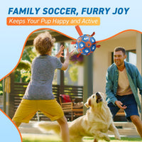 QDAN Dog Balls, Herding Balls for Dogs - Blue Orange / Large Size 3 (8 Inch) - image 4