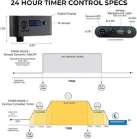 Current USA 72" Inch Satellite Freshwater LED Plus Full Spectrum RGB+W Light for Aquariums | Wireless 24 Hour Remote Control Fish Tank Lighting (4509)