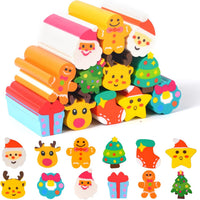 Wolpark mini erasers for kids shaped like cakes, donuts, ice cream, fruit and hearts - view 6