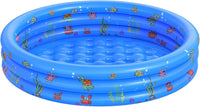 Garden Round Inflatable Baby Swimming Pool - Blue