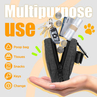Dog Poop Bag Holder for Various Leashes - Denim - image 4