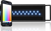 CURRENT USA ColorPlus Smart Freshwater Aquarium & Terrarium LED Light with App and Voice Control | Alexa & Google Home Compatible | Extra Vivid Colors for Fish Tank| Aluminum (for Tanks 24" to 35")