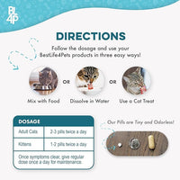 Cat Respiratory Comfort Supplement - Natural Breathe Easy Feline Support for All Seasons, Coughing, Occasional Nasal Stuffiness and Sneezing - 400 Odorless, Easy-to-Administer Tasteless Pills