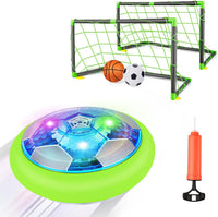 Growsland LED hover soccer ball with foam bumper and 2 goals - view 2