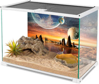 48x18 in Space Aquarium Backdrop Galaxy Planet Earth Fish Tank - 48x18in/120x45cm - image 3