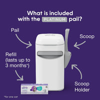 Litter Genie Easy Roll Pail with Easy Roll Refill - White - image 4