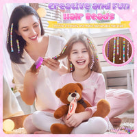 Hair Beads for Girls, Hair Accessories Gifts for 5 6 7 8 9 10 Year Old Kids – Fun for Kids & Family - image 2