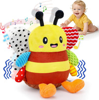 Musical Crawling Crab Baby Toy - Yellow