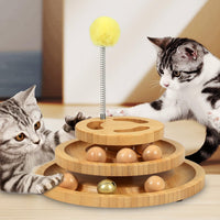 Cat Ball Track Toy, Kitty Toys Roller - Large - Plus