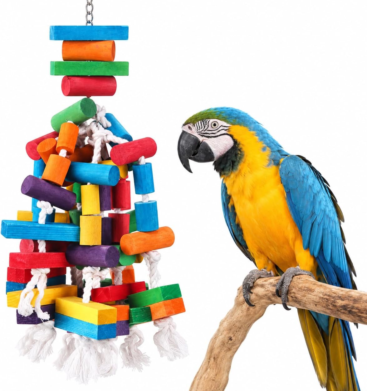KINTOR Large Parrot Chew Toy - 26.5inch Long