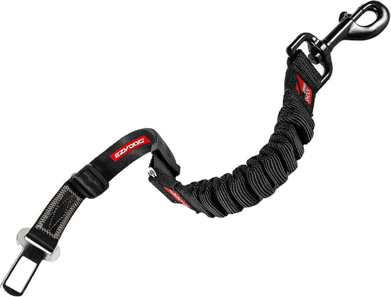 EzyDog Click, Dog Seat Belt Car Restraint - Black / Zero Shock - 20in - 26in
