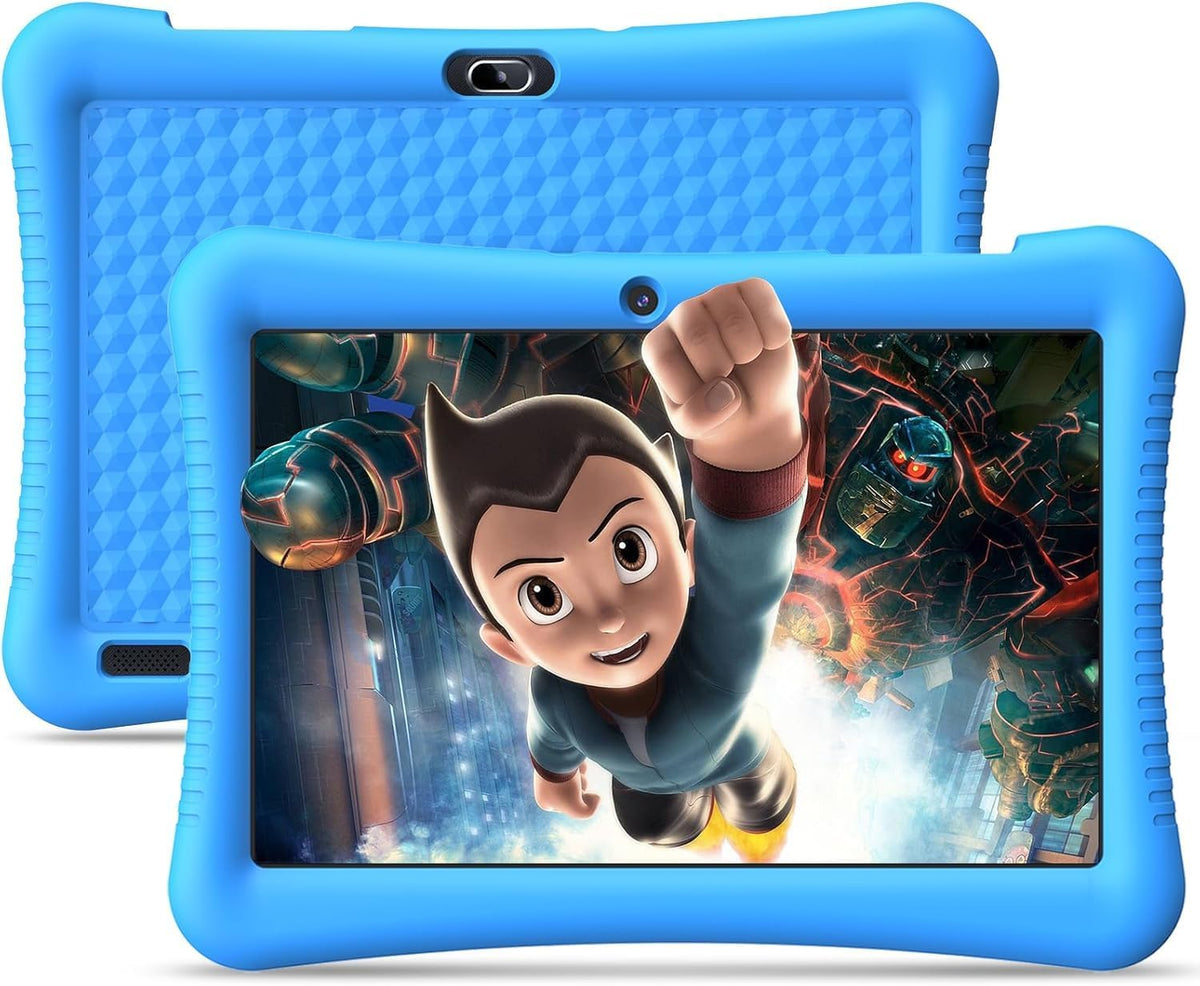 Kids Tablet 10 inch, Tablet for Kids 3-7 Android 32GB - Blue