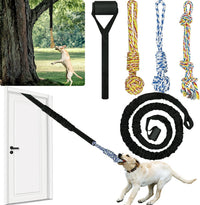 Interactive Dog Bungee Toy Rope Tug War for Pitbull Small Medium