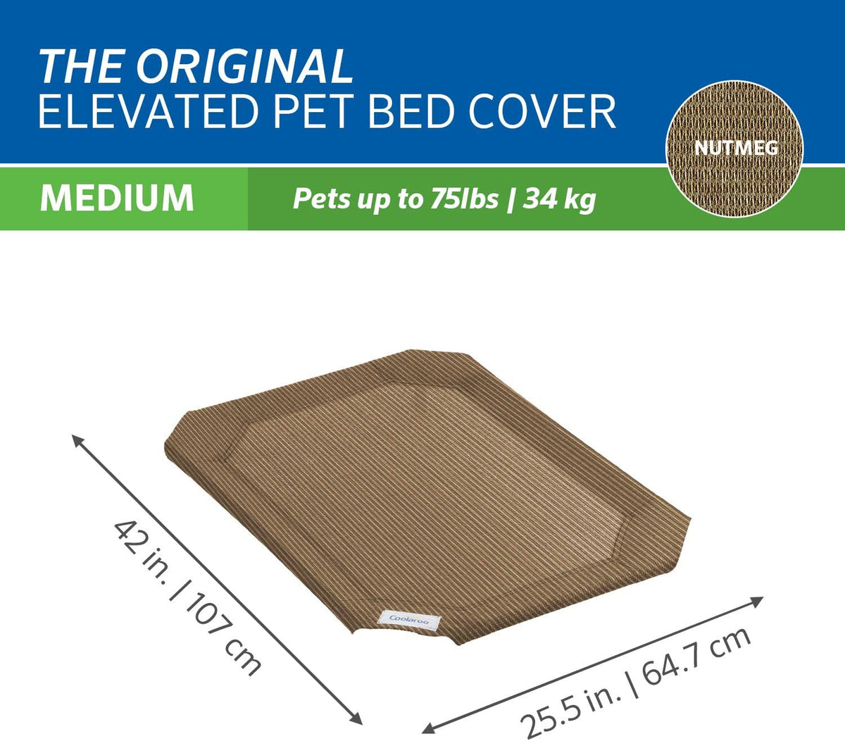 Original Pet Bed Replacement Cover - Nutmeg / Medium (Pack of 3) / Medium - image 3