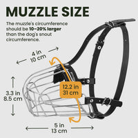Stainless Steel Wire Basket Dog Muzzle for Husky – Essentials for Dogs - Stainless Steel / Husky - image 3