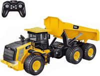 Leopmase 11 channel remote control forklift toy lifting a box with its fork raised