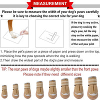 QUMY Dog Shoes for Large Medium Dog Boots & Paw Protectors for Hot - Khaki / Size 7: 2.8''x3.2"(W*L) for 63-75 lbs - image 2